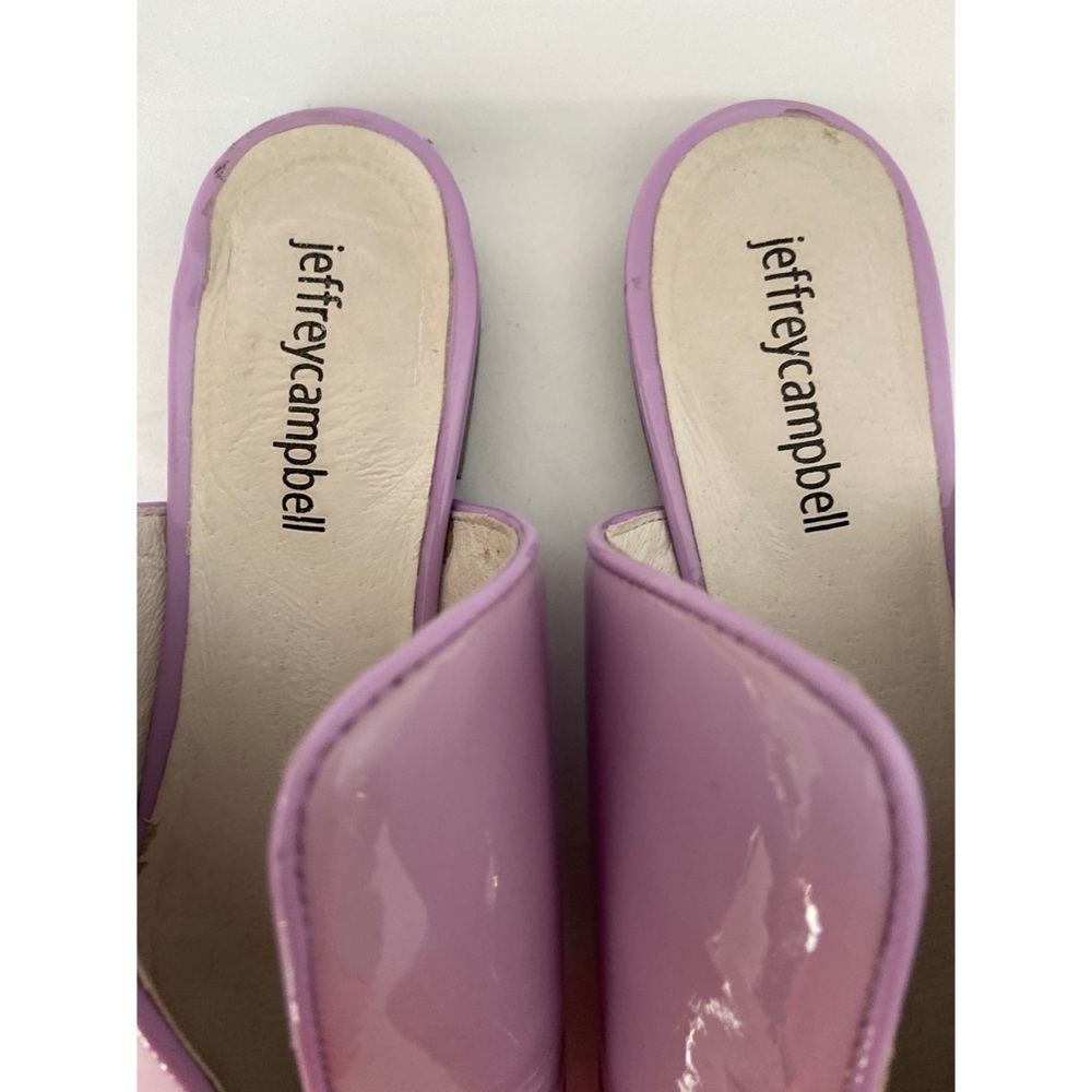 FREE PEOPLE JEFFREY CAMPBELL CLEOS LAVENDER MULE Sz. 7M. - Picture 6 of 11
